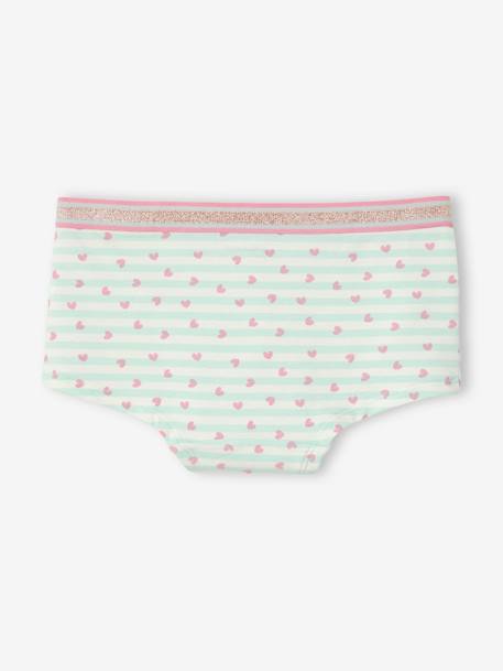 Lot de 5 shorties fille Lot bleu et rose 7 - vertbaudet enfant 