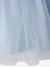 Robe cérémonie fille satin et tulle blanc+bleu ciel+Rose poudré 9 - vertbaudet enfant 