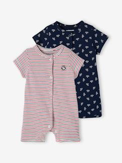 -Lot de 2 pyjamas combishort bébé garçon