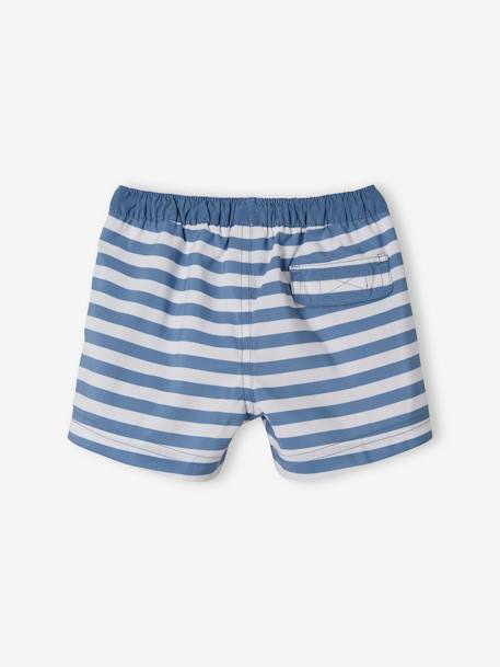 Caleçon de bain bébé Surf bleu rayé 4 - vertbaudet enfant 