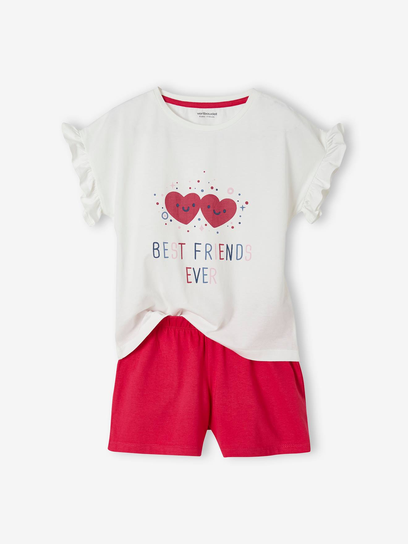 Lot De 2 Pyjamas Fille En Velours Fleuri - Manches Longues, Pantalon élastiqué - 75% Coton, 25% Polyester Recyclé - VERTBAUDET - 5