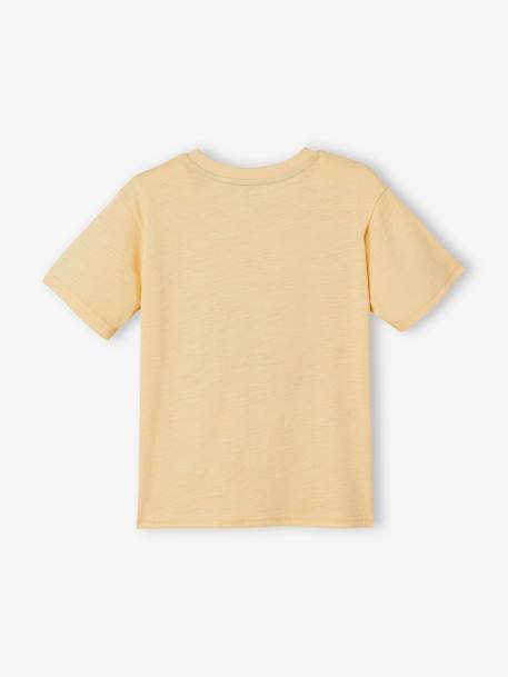 Tee-shirt garçon ECRU+JAUNE+sauge 5 - vertbaudet enfant 