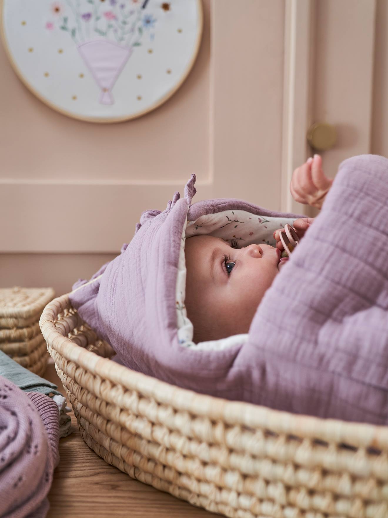 VERTBAUDET Nid D'Ange 2 En 1 Transformable Gris TU - Tapis à Langer Et Couverture Pour Bébé