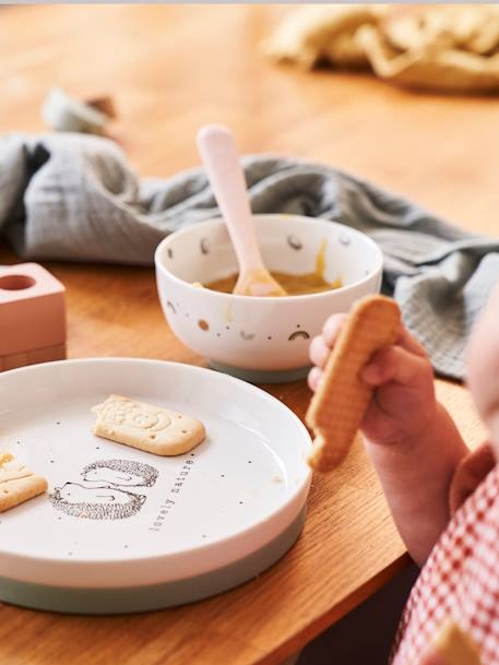 Set vaisselle en céramique et silicone hérissons 3 - vertbaudet enfant 