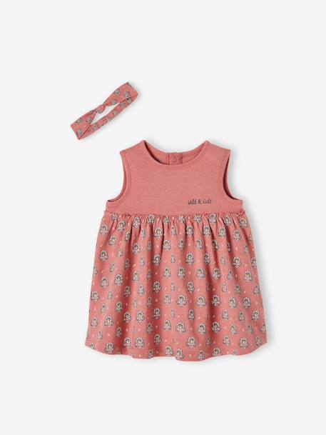 Robe Bébé Sans Manches Vertbaudet - Motif Coloré Été