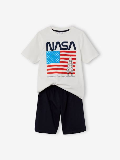 Pyjashort Garçon NASA® Blanc/Marine 1 - vertbaudet enfant 