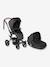 Combiné JANE Crosswalk + nacelle auto Matrix Light 2 collection 2022 Gris (Dim grey)+Noir (Cold black) 3 - vertbaudet enfant 