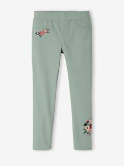 Pantalon Mom Fit MorphologiK Vertbaudet Fille – Taille Haute Ajustable – Encre – 8 Ans – Style Années 80 Tendance