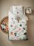Parure housse de couette + taie d'oreiller enfant MA CABANE bleu gris 4 - vertbaudet enfant 