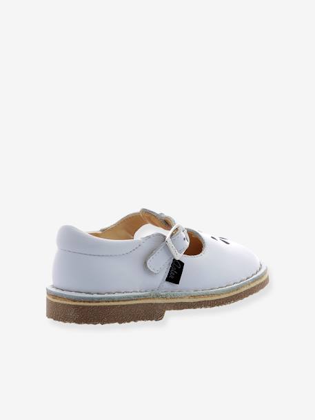 Sandales cuir tannage végétal Dingo 2 blanc+marine 5 - vertbaudet enfant 