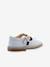 Sandales cuir tannage végétal Dingo 2 blanc+marine 5 - vertbaudet enfant 