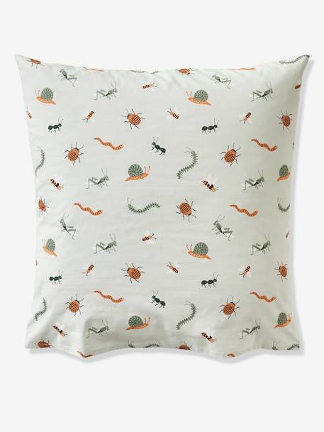Parure housse de couette + taie d'oreiller enfant MA CABANE bleu gris 9 - vertbaudet enfant 