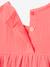 Ensemble fille blouse en gaze de coton brodée et legging imprimé fleurs ivoire+rose pivoine 10 - vertbaudet enfant 