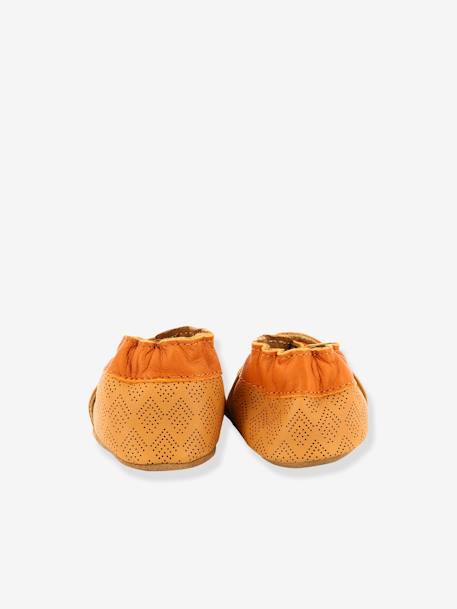 Chaussons cuir souple bébé Grooar © camel 4 - vertbaudet enfant 