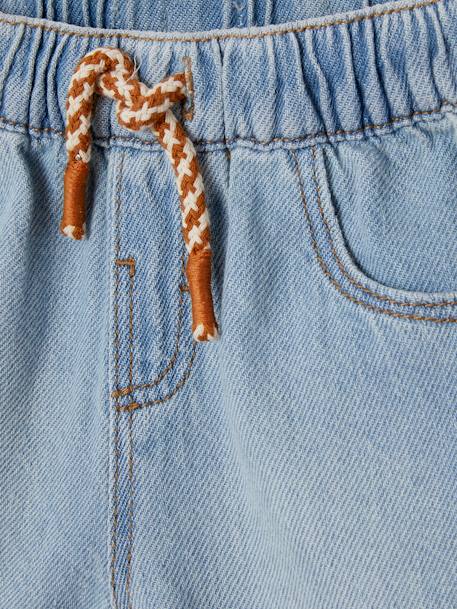 Short bébé en denim double stone 4 - vertbaudet enfant 