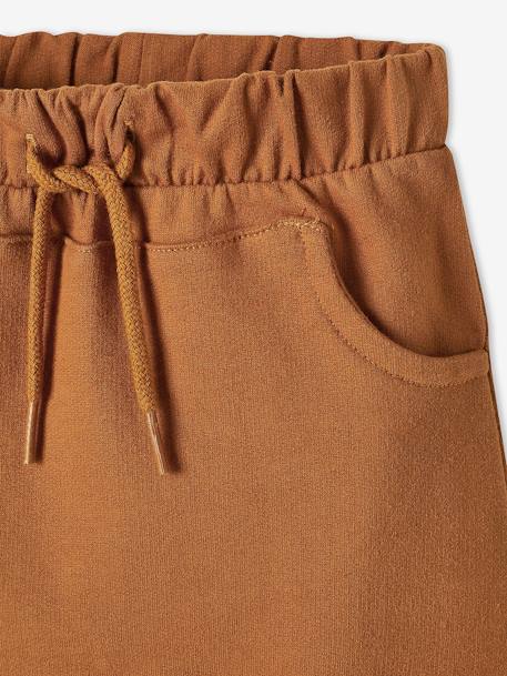 Ensemble bébé tee-shirt et pantalon en molleton bleu canard+rayé / caramel 12 - vertbaudet enfant 