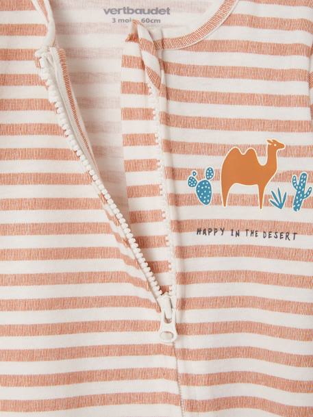Lot de 3 pyjamas en coton bébé ouverture zippée Oeko Tex® lot ivoire 4 - vertbaudet enfant 
