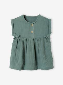 Robe bébé en gaze de coton  - vertbaudet enfant