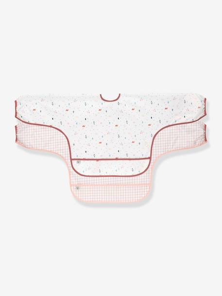Lot de 2 bavoirs manches longues LÄSSIG bleu glacier+blush+Garden Explorer Escargot - Bla+Happy Rascals Cœur+Happy Rascals Smile+lilas+Little Forest lapin - Rose + b+Little Forest Renard - Vert ol+Little Mateys orange épicée+Little Mateys royal bleu+Tiny Farmer Mouton - Blanc+vert 8 - vertbaudet enfant 