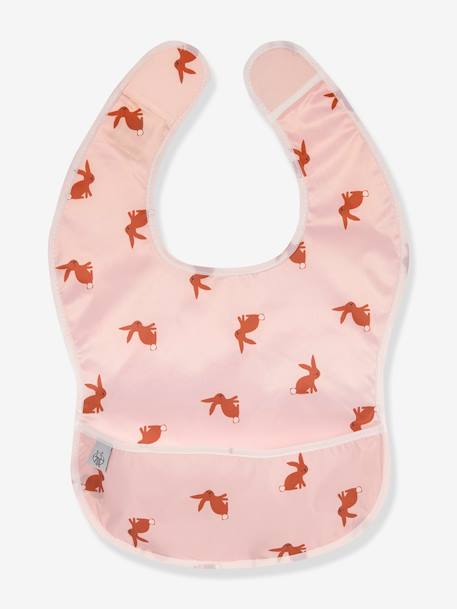 Lot de 2 bavoirs avec poche LÄSSIG Little Forest Little forest lapin - Rose + b+Little forest renard - Vert ol 5 - vertbaudet enfant 