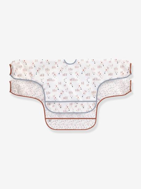 Lot de 2 bavoirs manches longues LÄSSIG bleu glacier+blush+Happy Rascals Cœur+Happy Rascals Smile+lilas+Little Forest lapin - Rose + b+Little Forest Renard - Vert ol+Little Mateys orange épicée+Little Mateys royal bleu+Tiny Farmer Mouton - Blanc+vert 53 - vertbaudet enfant 