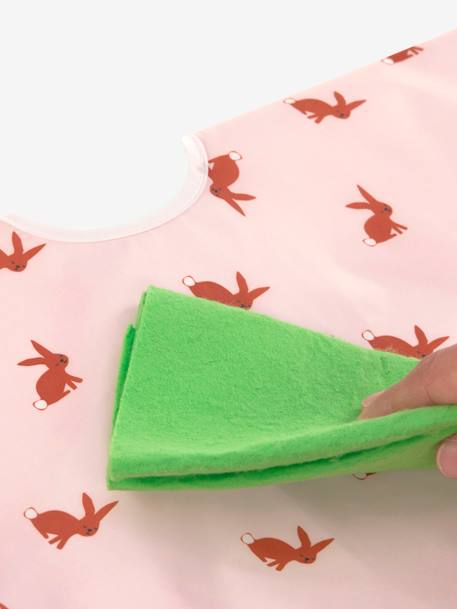 Lot de 2 bavoirs manches longues LÄSSIG bleu glacier+blush+Happy Rascals Cœur+Happy Rascals Smile+lilas+Little Forest lapin - Rose + b+Little Forest Renard - Vert ol+Little Mateys orange épicée+Little Mateys royal bleu+Tiny Farmer Mouton - Blanc+vert 30 - vertbaudet enfant 