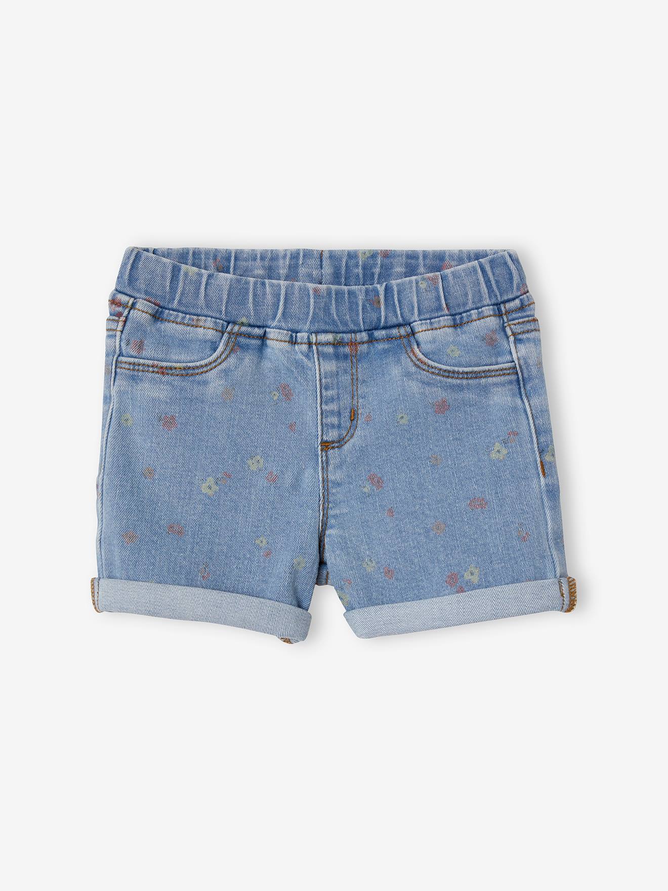 Short Cargo Fille En Jean - Motif Tweety Bird, Taille 6, Warner Bros, Occasion Très Bon état