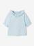 T-shirt à collerette bébé bleu imprimé+rose imprimé 1 - vertbaudet enfant 