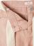 Pantalon Mom et sa ceinture en gaze de coton fille moutarde+pêche+rose 21 - vertbaudet enfant 