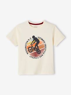 T-shirt motifs graphiques garçon manches courtes  - vertbaudet enfant