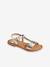 Sandales cuir fille Light gold+marron+marron imprimé 2 - vertbaudet enfant 
