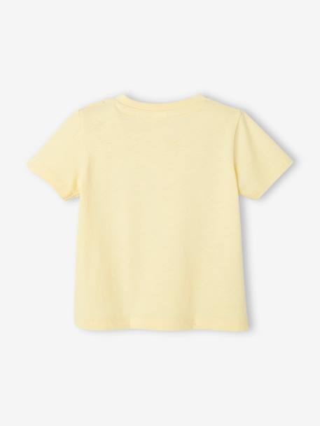 Lot de 2 T-shirts bébé garçon motifs animaux rigolos Oeko-Tex® lot jaune clair 7 - vertbaudet enfant 