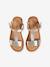 Sandales cuir fille Light gold+marron+marron imprimé 5 - vertbaudet enfant 