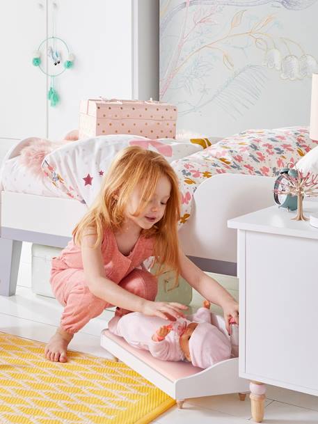 Parure housse de couette enfant et taie d'oreiller ENVOLEE rose imprimé 2 - vertbaudet enfant 