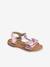 Sandales cuir fille collection maternelle rose clair métalisé 1 - vertbaudet enfant 
