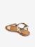 Sandales cuir fille Light gold+marron+marron imprimé 4 - vertbaudet enfant 