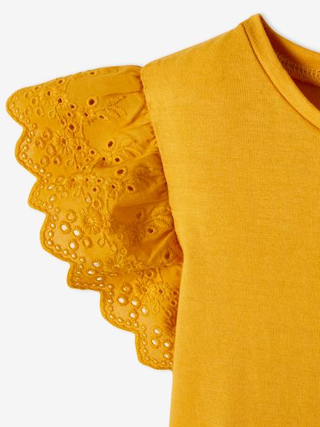 Ensemble T-shirt noué et pantalon fluide imprimé fille corail+jaune d'or+Marine+vert émeraude 11 - vertbaudet enfant 