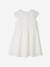 Robe cérémonie fille effet 2 en 1 haut en macramé ivoire+rose nude 3 - vertbaudet enfant 