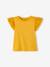 Ensemble T-shirt noué et pantalon fluide imprimé fille jaune d'or+Marine 2 - vertbaudet enfant 