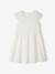 Robe cérémonie fille effet 2 en 1 haut en macramé ivoire+rose nude 2 - vertbaudet enfant 