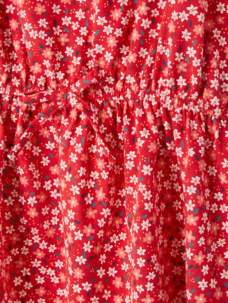Robe fille papillon en macramé au dos blanc imprimé fleurs roses+encre imprimé+rouge imprimé+vert imprimé 11 - vertbaudet enfant 