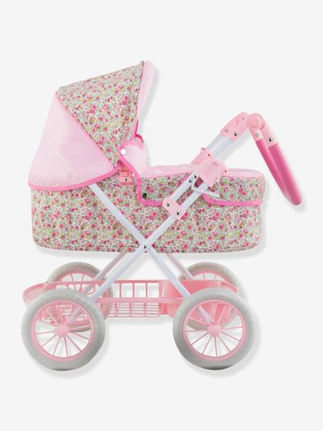 Landeau COROLLE pour poupon 36/42/52 cm ROSE FLEURI 3 - vertbaudet enfant 