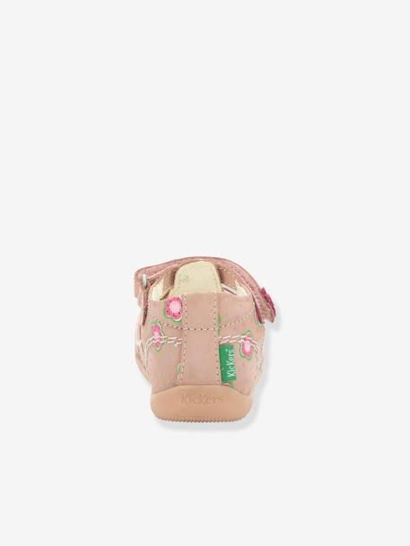 Sandales cuir bébé Bigflo-2 Iconique Biboo KICKERS® ROSE FLOWER 4 - vertbaudet enfant 