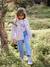 Veste matelassée fille en gaze de coton garnissage polyester recyclé écru imprimé fleurs 1 - vertbaudet enfant 