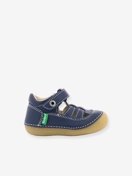 Sandales cuir bébé Sushy Originel Softers BLANC+caramel+marine 13 - vertbaudet enfant 