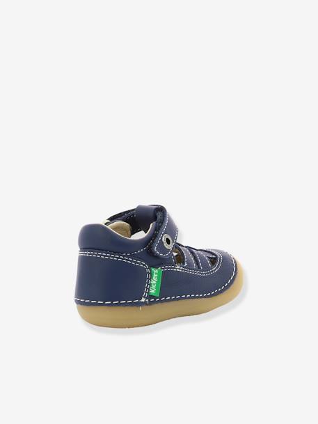 Sandales cuir bébé Sushy Originel Softers BLANC+caramel+marine 16 - vertbaudet enfant 