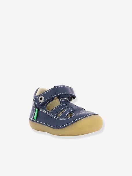 Sandales cuir bébé Sushy Originel Softers BLANC+caramel+marine 12 - vertbaudet enfant 