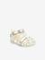 Sandales cuir bébé Bigflo-2 Iconique Biboo KICKERS® BLANC ARGENT COQUILLAGE 1 - vertbaudet enfant 