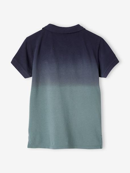 Polo garçon effet dip & dye dark bleu indigo 4 - vertbaudet enfant 