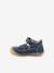 Sandales cuir bébé Sushy Originel Softers BLANC+caramel+marine 14 - vertbaudet enfant 